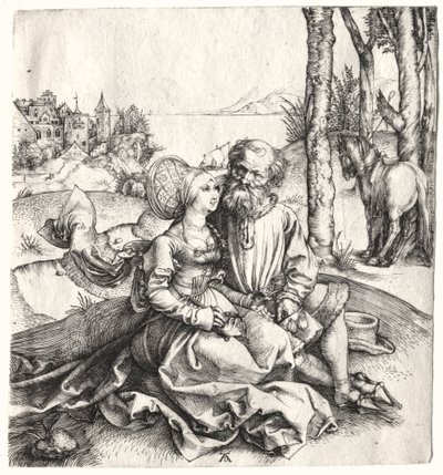 The Offer of Love (or The Ill-Assorted Couple) by Albrecht Dürer