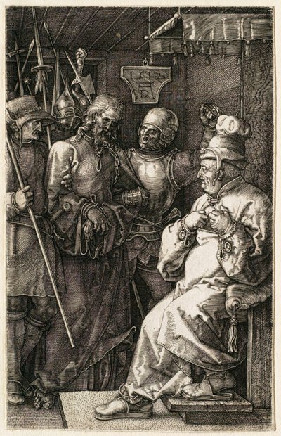 The Passion: Christ before Caiaphas by Albrecht Dürer