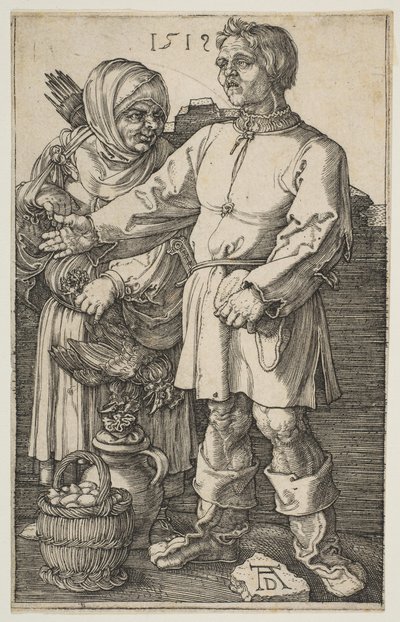 The Peasant Couple at Market by Albrecht Dürer