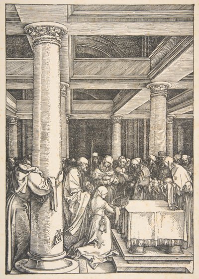The Presentation in the Temple, from The Life of the Virgin by Albrecht Dürer