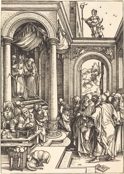 The Presentation of the Virgin in the Temple by Albrecht Dürer
