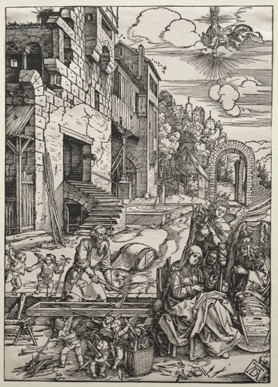 The Repose in Egypt by Albrecht Dürer
