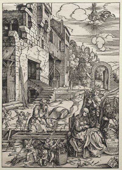 The Repose in Egypt by Albrecht Dürer