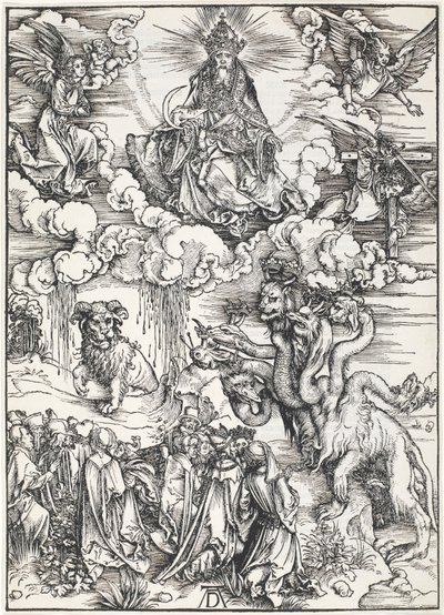 The Seven-Headed Beast and the Beast with Lambs Horns, from The Apocalypse of St. John by Albrecht Dürer