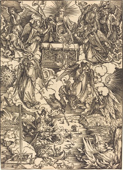 The Seven Angels with the Trumpets by Albrecht Dürer