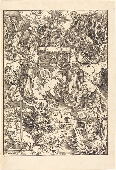 The Seven Angels with the Trumpets by Albrecht Dürer