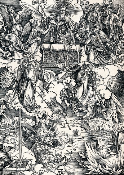 The Seven Trumpets are Given to the Angels by Albrecht Dürer