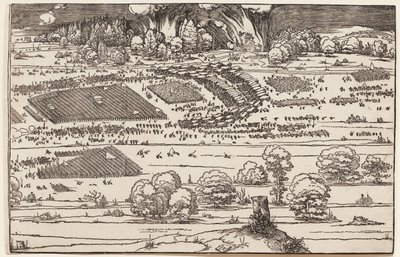 The Siege of a Fortress (Right Side Only, of 2 Blocks) by Albrecht Dürer