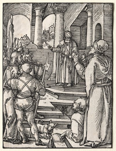 The Small Passion: Christ Before Pilate by Albrecht Dürer