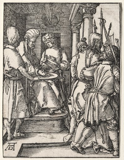 The Small Passion: Pilate Washing His Hands by Albrecht Dürer