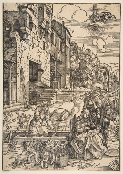 The Sojourn of the Holy Family in Egypt by Albrecht Dürer