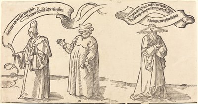 The Teacher, the Clergyman, and Providence by Albrecht Dürer