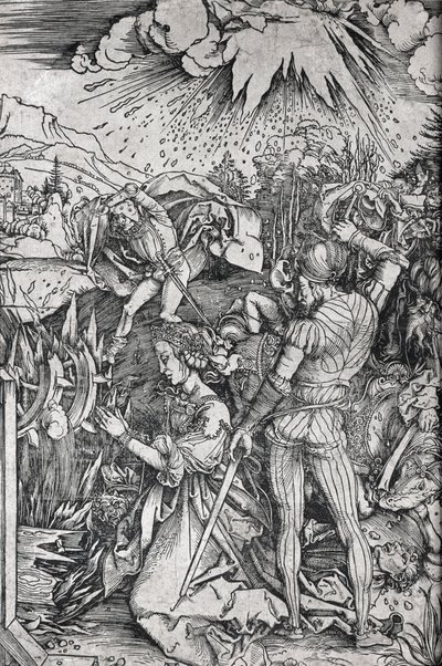 The Torture of St. Catherine of Alexandria by Albrecht Dürer