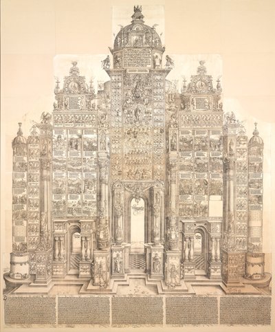 The Triumphal Arch of Emperor Maximilian I by Albrecht Dürer