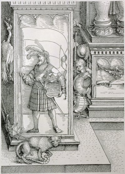 The Triumphal Arch of Emperor Maximilian I of Germany: (detail) by Albrecht Dürer