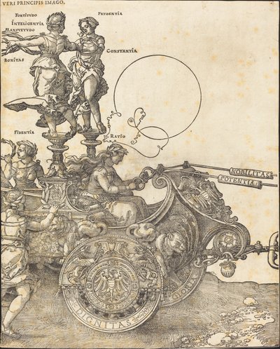The Triumphal Chariot of Maximilian I (The Great Triumphal Car) [plate 2 of 8] by Albrecht Dürer