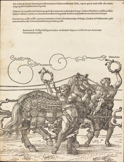 The Triumphal Chariot of Maximilian I (The Great Triumphal Car) [plate 6 of 8] by Albrecht Dürer