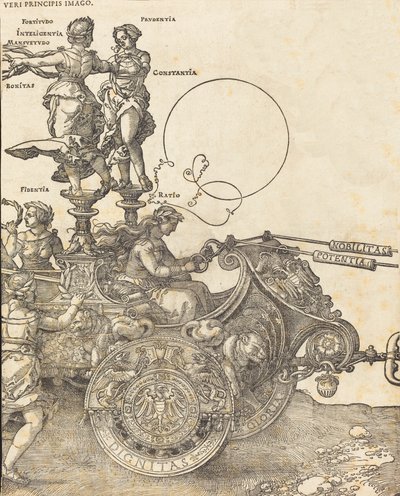 The Triumphal Chariot of Maximilian I, 1523 (Latin ed.) by Albrecht Dürer
