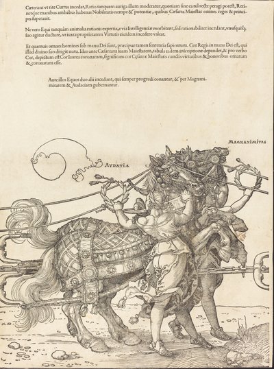 The Triumphal Chariot of Maximilian I The Great Triumphal Car [plate 7 of 8] by Albrecht Dürer