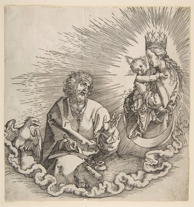 The Virgin Appearing to Saint John, Frontispiece to the Apocalypse, 1511 by Albrecht Dürer