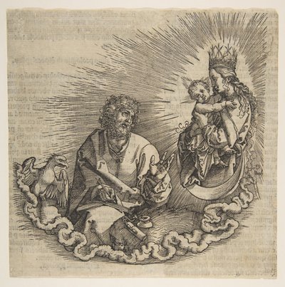 The Virgin Appearing to Saint John, Frontispiece to the Apocalypse by Albrecht Dürer