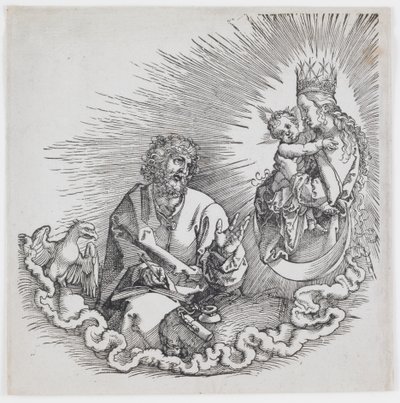 The Virgin Appearing to Saint John, from the 1511 edition of “The Apocalypse” by Albrecht Dürer