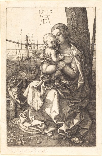 The Virgin and Child Seated by a Tree by Albrecht Dürer