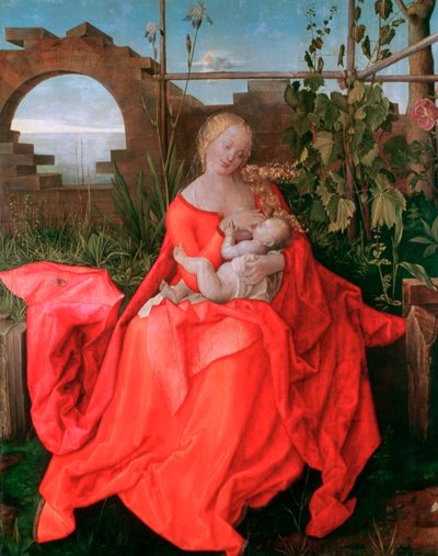 The Virgin and Child, The Madonna with the Iris by Albrecht Dürer