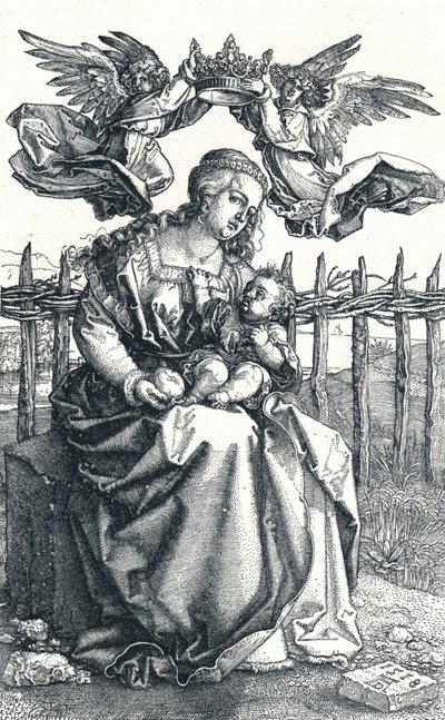 The Virgin and Child crowned by two Angels, 1518, 1906 by Albrecht Dürer