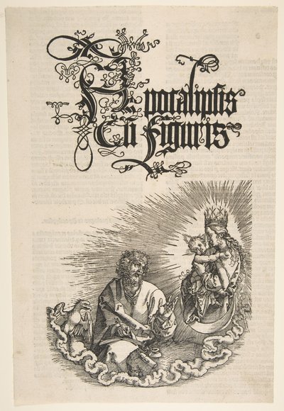 The Virgin and Saint John, from the Apocalypse by Albrecht Dürer