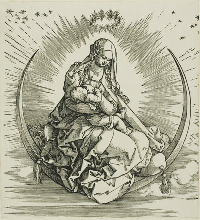 The Virgin on the Crescent, from The Life of the Virgin by Albrecht Dürer