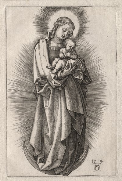 The Virgin with Hairband on a Crescent Moon by Albrecht Dürer