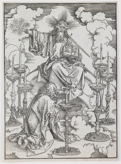 The Vision of the Seven Candlesticks (The Apocalypse series) by Albrecht Dürer