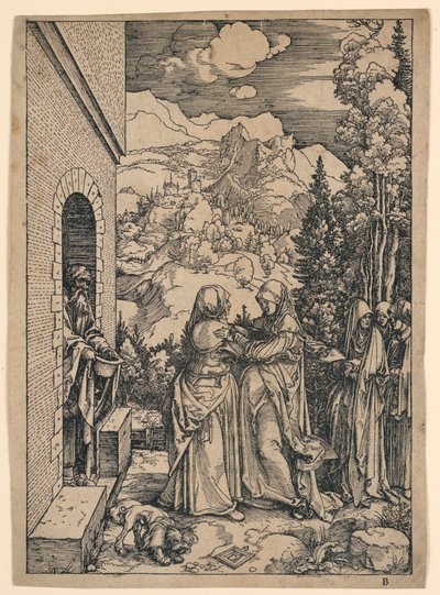 The Visitation, from "The Life of the Virgin" by Albrecht Dürer