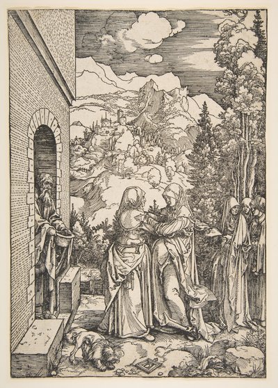 The Visitation, from The Life of the Virgin by Albrecht Dürer