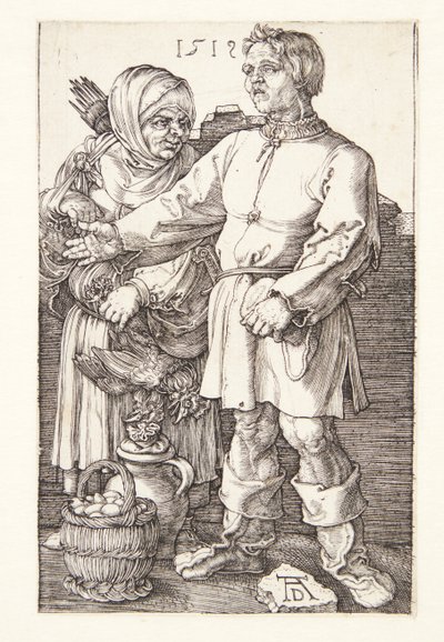 The Peasant and His Wife at Market by Albrecht Dürer