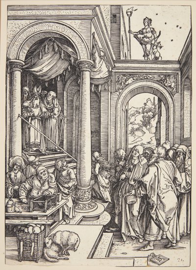 The Presentation of the Virgin in the Temple by Albrecht Dürer