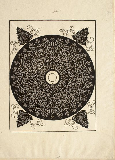 Third Knot, with a Black Circle on a White Medallion by Albrecht Dürer