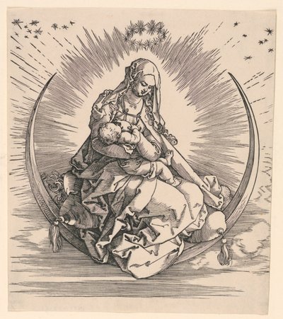 Virgin on the Crescent (Title Page of the Life of the Virgin) by Albrecht Dürer