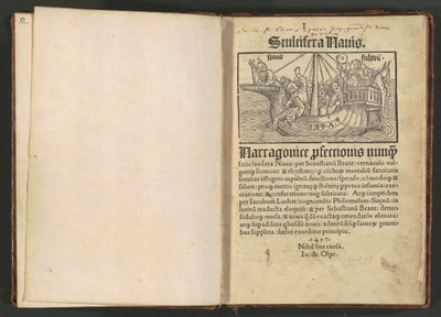 Ship of Fools (Stultifera navis) by Albrecht Dürer and Various Artists, Sebastian Brant