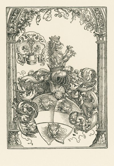 Coat of Arms of Jacob de Bannissis by Albrecht Dürer or Duerer
