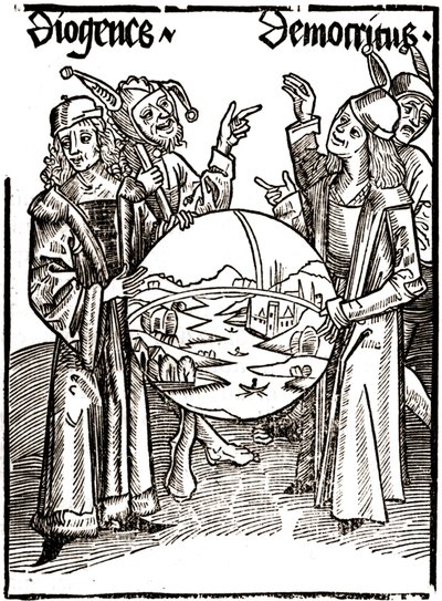 Diogenes and Democritus - in 