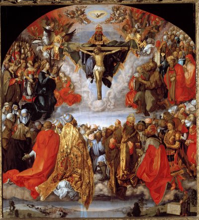 God, Jesus Christ and the Dove of the Holy Spirit by Albrecht Dürer
