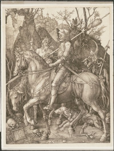 Knight, Death and the Devil by Albrecht Dürer or Duerer