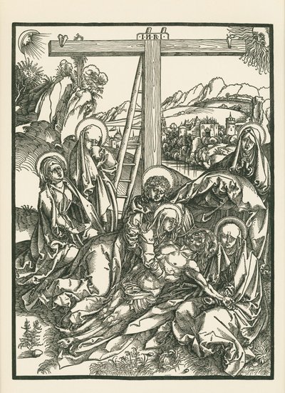 Lamentation for Christ by Albrecht Dürer or Duerer