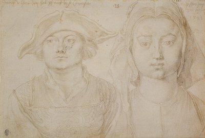 Marx Ulstat; The Beautiful Young Woman of Antwerp by Albrecht Dürer or Duerer