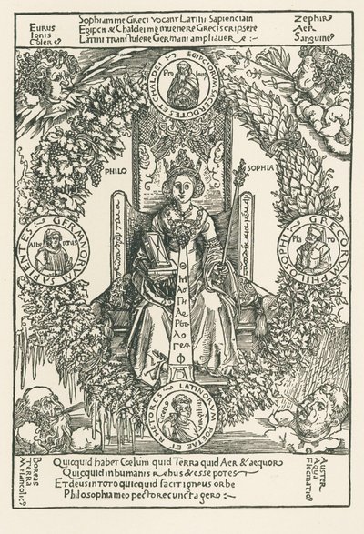 Philosophy by Albrecht Dürer or Duerer