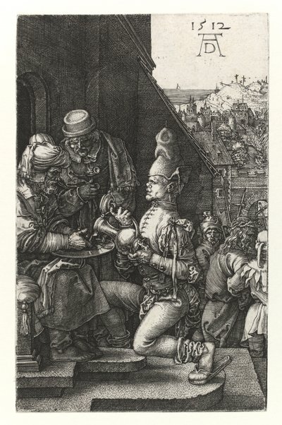 Pilate washes his hands by Albrecht Dürer