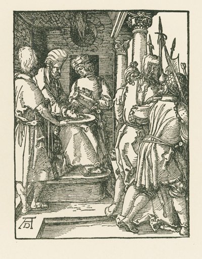 Pilate Washing His Hands by Albrecht Dürer or Duerer