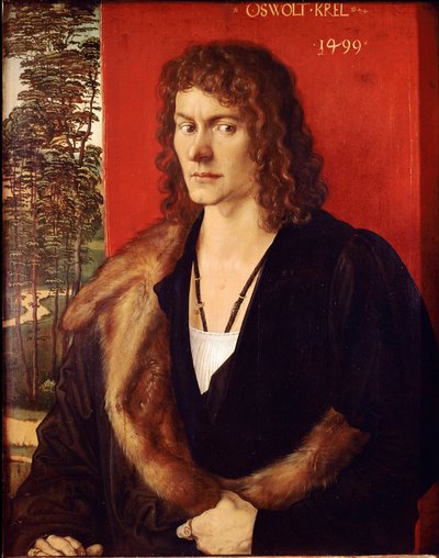 Portrait of Oswolt Krel by Albrecht Dürer
